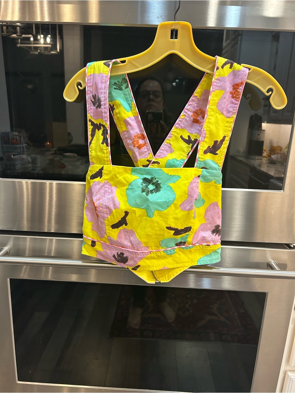 Rachel Antonoff Antonia floral crop Top size 2 GUC